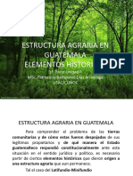 ESTRUCTURA AGRARIA EN GUATEMALA 1a. Parte Unidad II