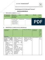 SESION DE APRENDIZAJE 08 noviembre Comunicacion