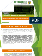 Derechos y Deberes de Los Transportadores