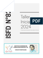 Cuadernillo Taller Inicial 2024 ISFD 82 Historia