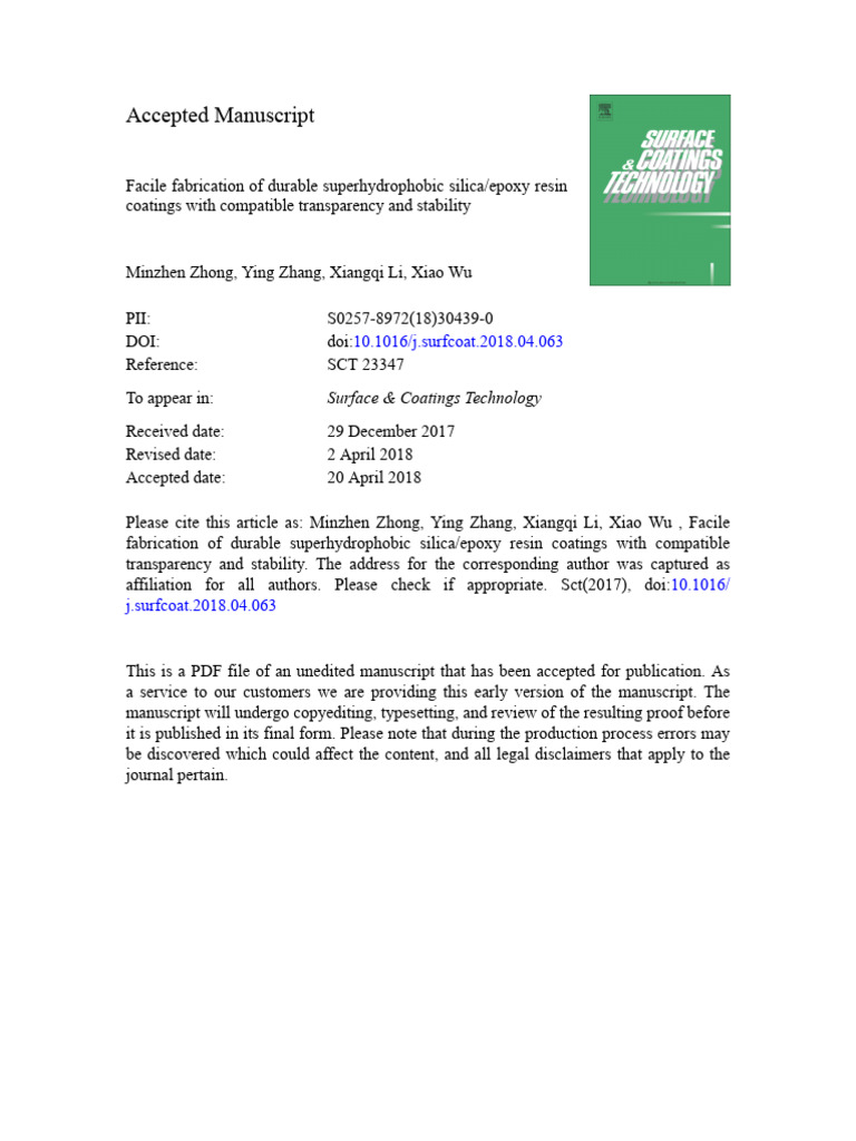 Bisphenol - A Type Epoxy Resin CY128 - E51 | PDF | Nanoparticle | Epoxy