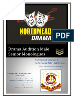 Northmead Drama Audition Senior Male Monologues