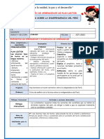 Ses-Juev-Pl-Leemos Sobre La Independencia Del Perú