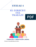 FOL T1 El Derecho Del Trabajo