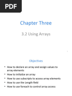 Chapter 03 Arrays