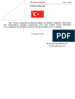 Turi̇zm Tesi̇sleri̇ Ni̇teli̇kleri̇ne İli̇şki̇n Yönetmeli̇k - 29.08.2023