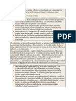 El Autoestima Es La Percepción Valorativa y Confianza Que Tenemos Sobre Nosotros Mismos