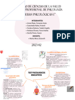 Pruebas Psicologias Mapa Conceptual