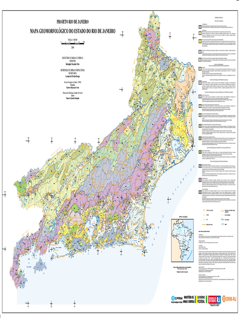 Mapeamento Geomorfológico do RJ | PDF | Terreno | Rio de Janeiro