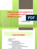 Diplomado en Gerencia y Administración Hospitalaria