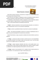Cálculo Financeiro e Actuarial