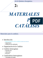Tema 2.materiales para Catalisis