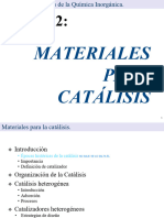 Tema 2.Materiales Para Catalisis