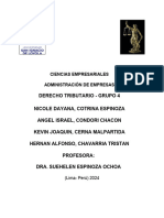 Actividad Grupal 2 - G4 - Derecho Tributario PDF
