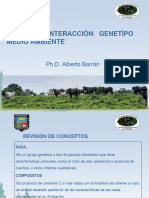 Lectura1a I. Interacción Genetipo de Medio Ambiente