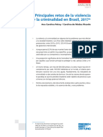 Principales Retos de La Violencia y La Criminalidad en Brasil