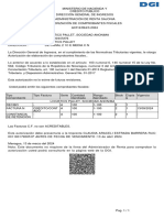 Dgi Autorizacion Elaboracion Formatos Recibo, Factura y Constancia Logistics