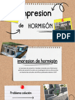 Impresion 3d Hormigon