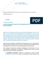 La technologie pour la santé _ une révolution dans le domaine médical - CPSL