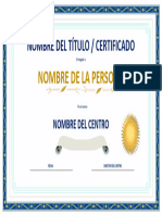 Plantilla Diploma Powerpoint