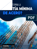 Cómo Se Determina La Cuantía Mínima de Acero