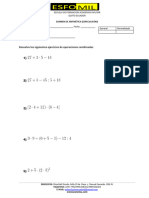 Examen Aritmética Especialistas