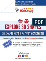 3D Shapes Craft