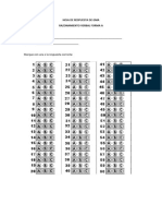 Hojas de Respuesta de Test