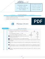 Physique (13 PTS) : Contrôle Continu