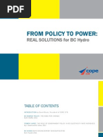 From Policy To Power: Real Solutions For BC Hydro
