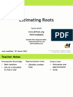 Estimating Roots - Lesson