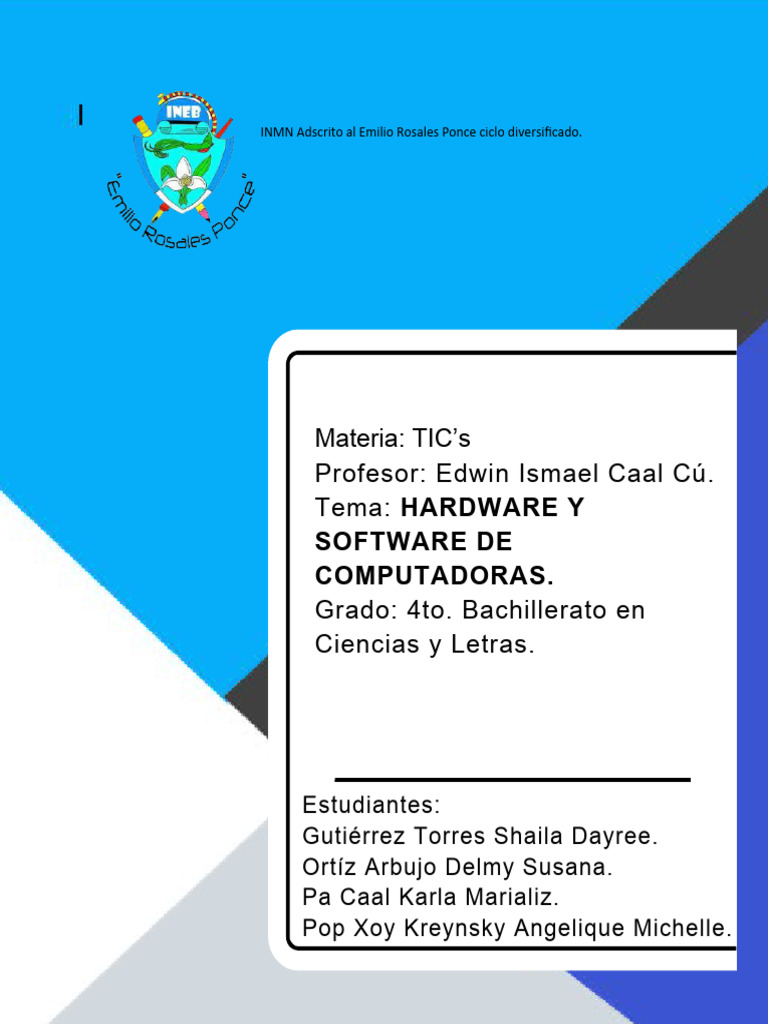 Hardware y Software de Computadora Terminado 4 | PDF | Hardware de la ...