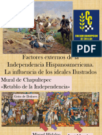 Factores Externos Emancipación Hispanoamericana