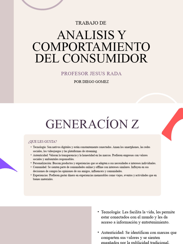 Analisis y Comportamiento Del Consumidor | PDF | Comportamiento ...