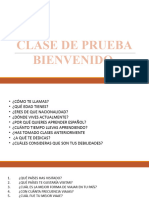 Clases de Pruebas