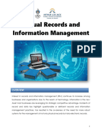 Outline - Virtual Records and Information Management - April 2024