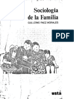 Sociología de la Familia por Guillermo Paez Morales