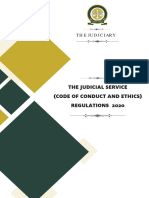 The Judicial Code of Conduct and Ethics, 2020