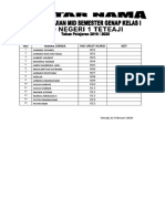 NO KURSI PESERTA UJIAN