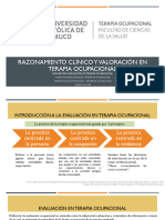 CLASE 1 Razonamiento Clínico y Valoración en Terapia Ocupacional