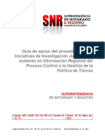 Guía de Apoyo de Iniciativas de Investigación Judicial - Información Registral SNR