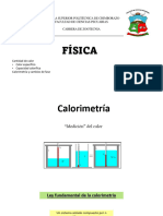 23° Calorimetría y Cambios de Fase