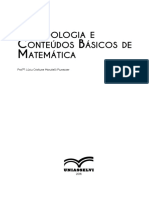 Metodologia e Conteúdos Básicos de Matemática