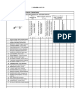 Lista de Cotejo de Parafraseo