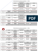 Ciencias Sagradas Horarios 2024