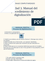Actividad 3. Manual del procedimiento de digitalización