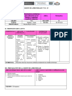 SESION N° 01-S5 Resolvemos problemas para ubicarnos en el tiempo y organizar nuestros espacios