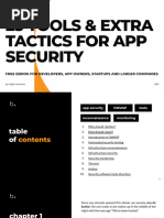 25 Tools and Extra Tactics For App Security Ebook