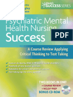 Psychiatric Mental Health Nursing Success A Course Review Applying Critical Thinking To Test Taking Daviss Success Compress