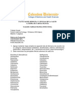 Taller de Farmacología de Agentes Infecciosos